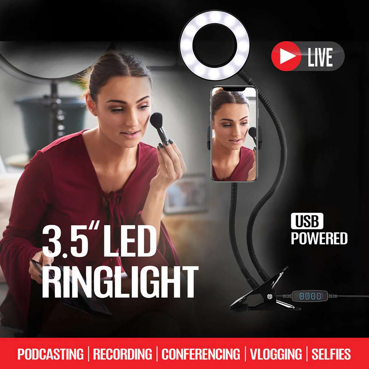 Aro De Luz Led De 3.5